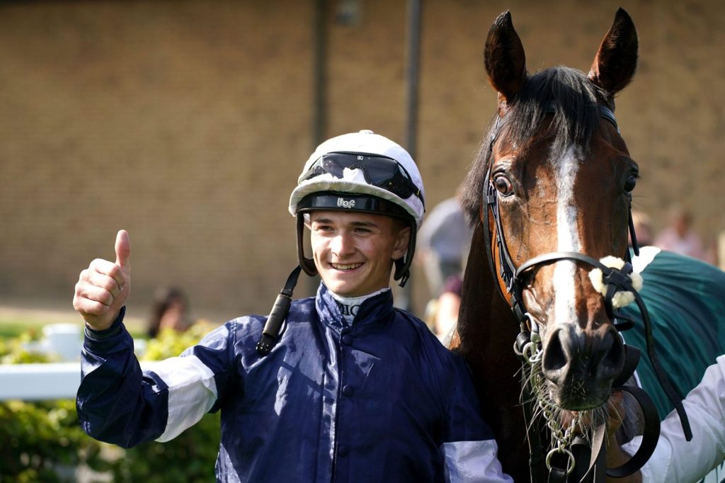 Mikey Sheehy gives a thumbs up